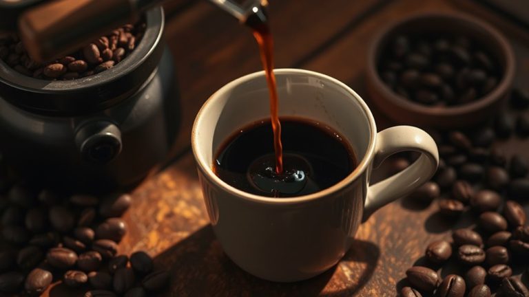 rich smooth black coffee