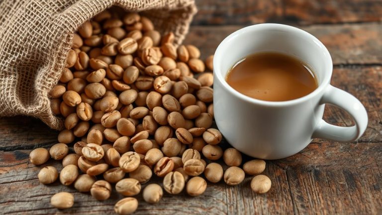 rich smooth french vanilla coffee beans