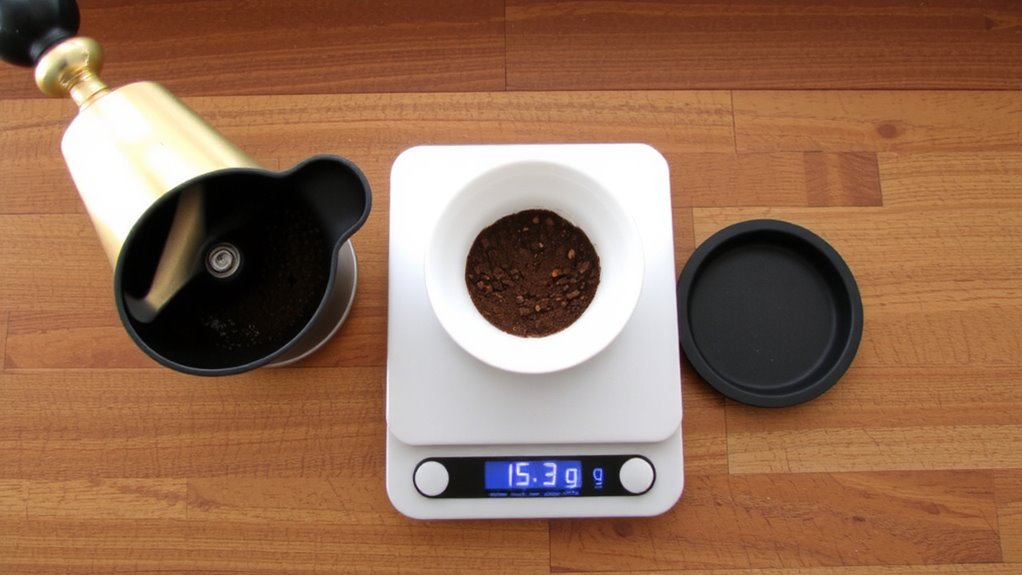 scales ensure brewing consistency