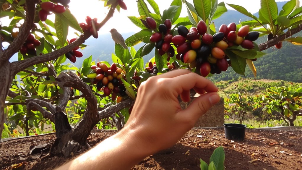shade grown coffee thrives