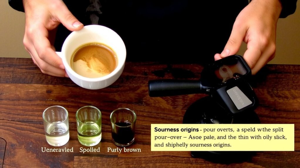 sharp sourness vs musty spoilage
