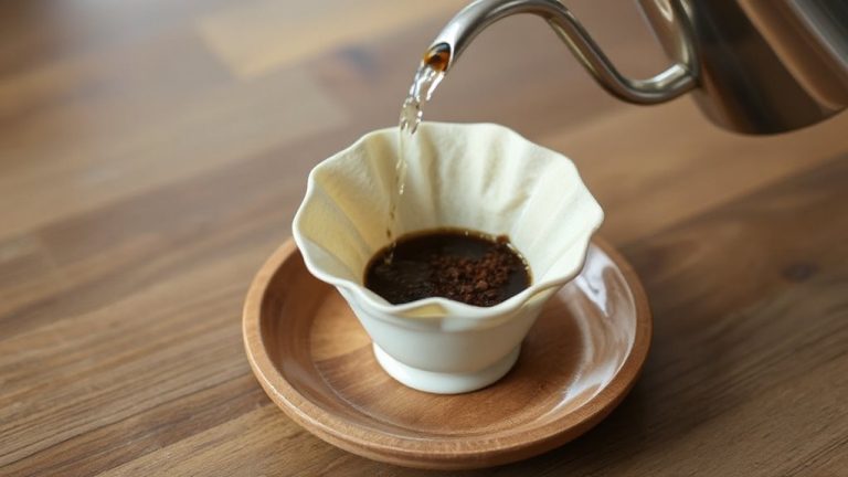 single serve ceramic cone pour over