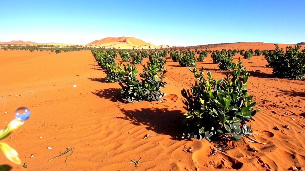 smart irrigation for desert coffee