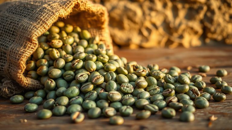 specialty green coffee beans
