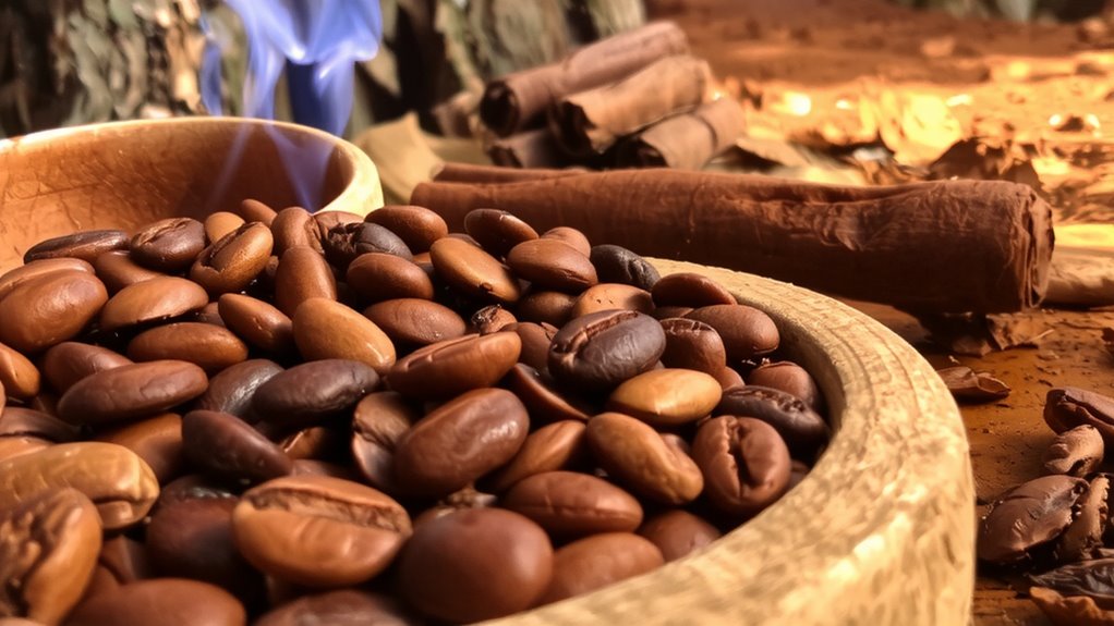 spice smoke earth taste