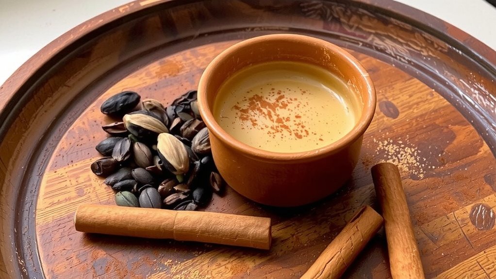 spiced coffee husk tea