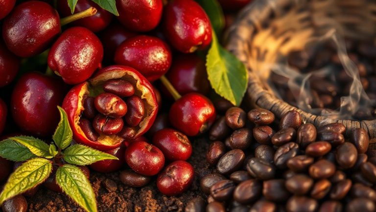 spicy herbal coffee notes