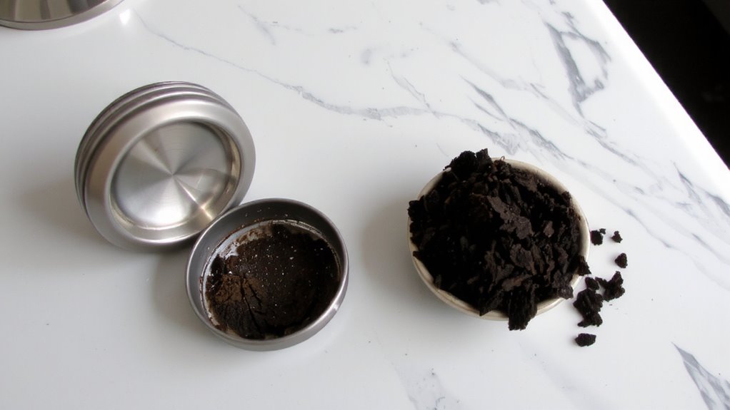 stale residue ruins espresso flavor