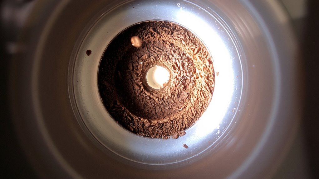 static causes grinder retention