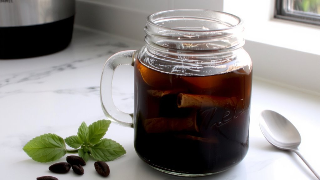 steep overnight for flavored cold brew