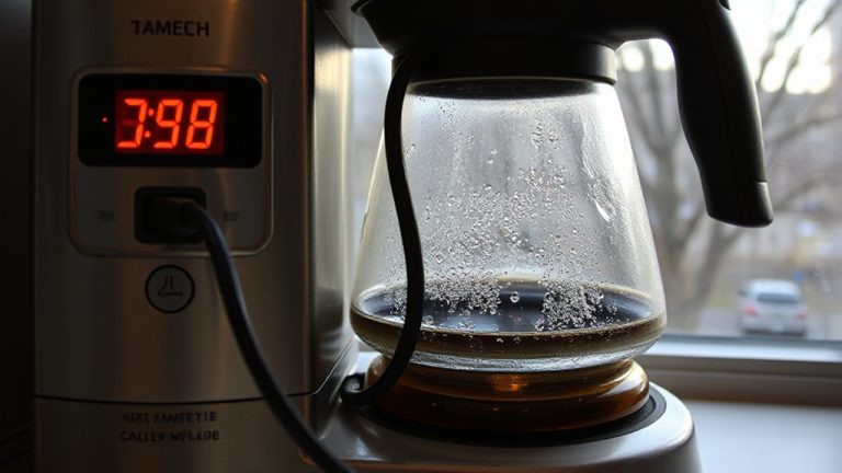 timer malfunction in coffee maker