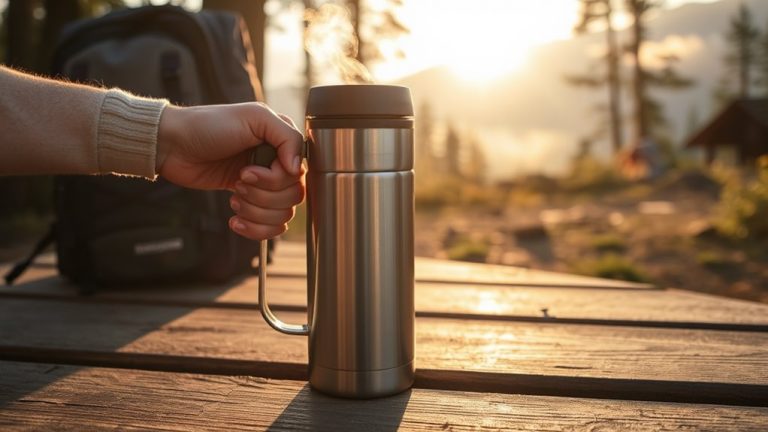 travel mugs with press