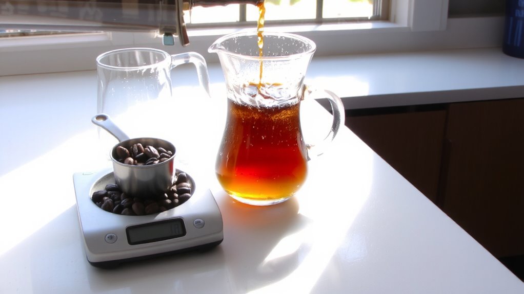 use 1 8 coffee to water ratio