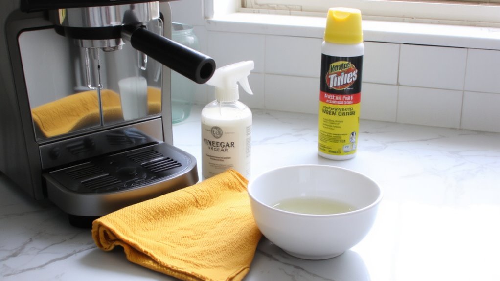 use gentle safe cleaning tools
