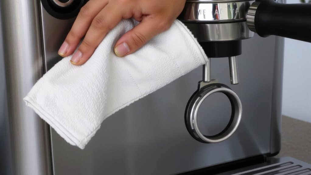 use microfiber for streak free cleaning