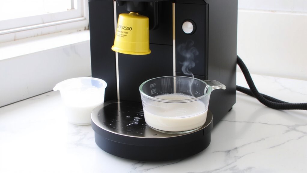 use official capsules for descaling