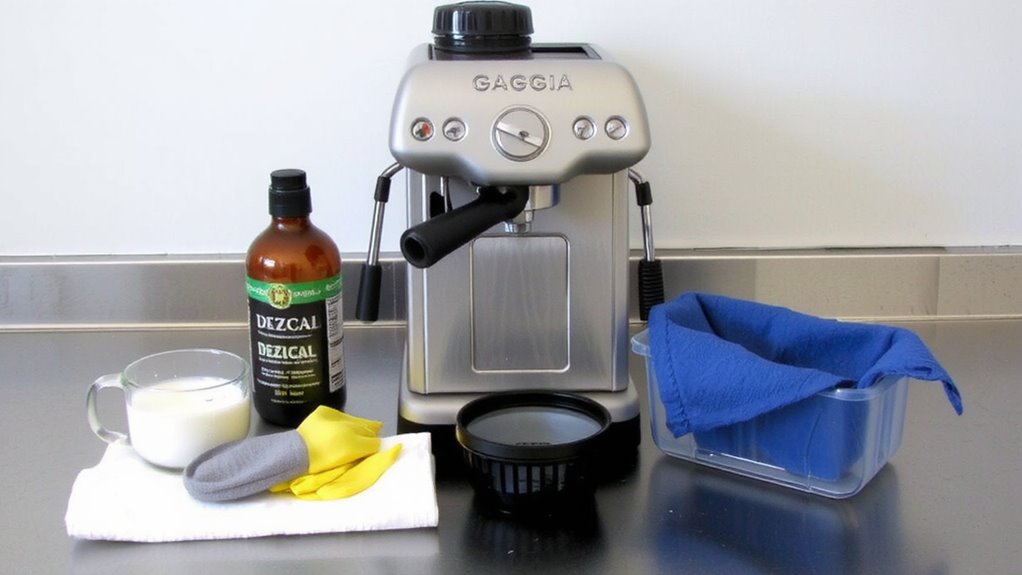 use proper descaling tools