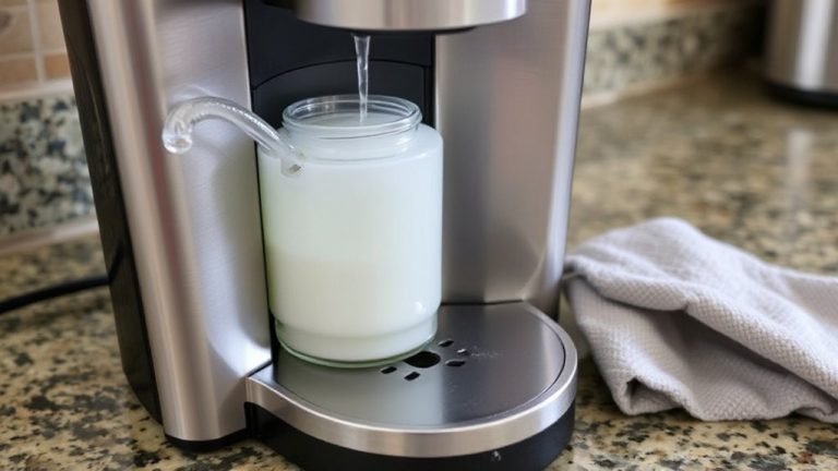 use vinegar solution carefully