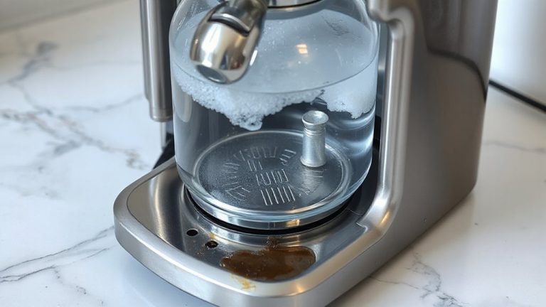 vinegar damages modern coffee machines
