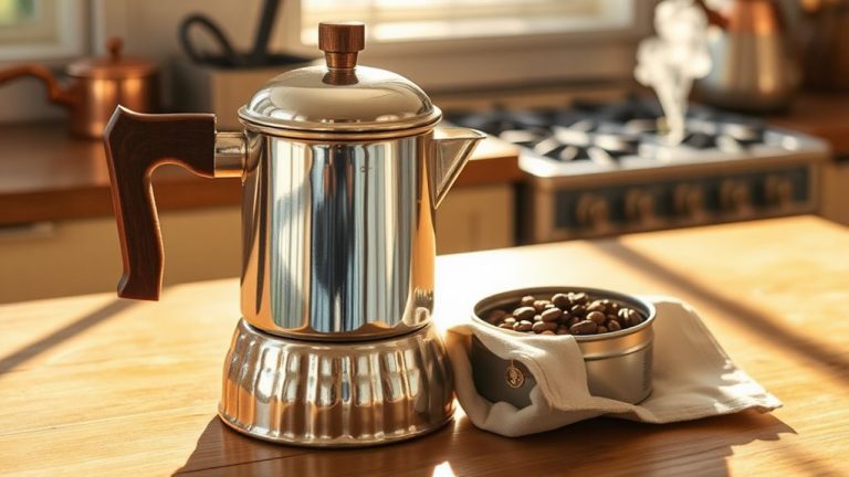 vintage coffee percolators brewing