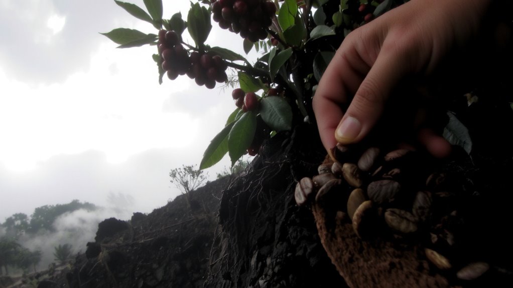 volcanic soil earthy flavor