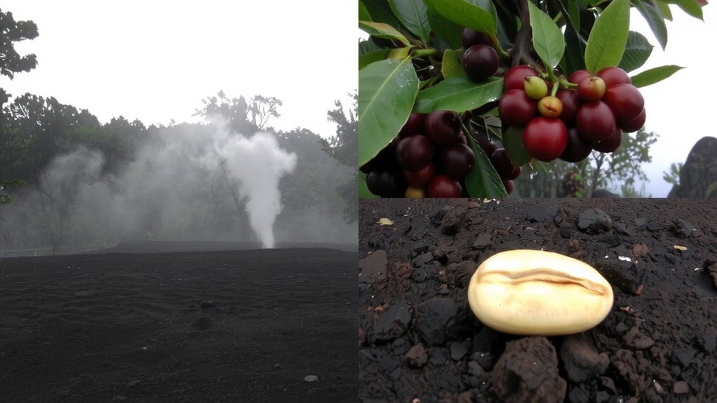 volcanic soil enhances flavor