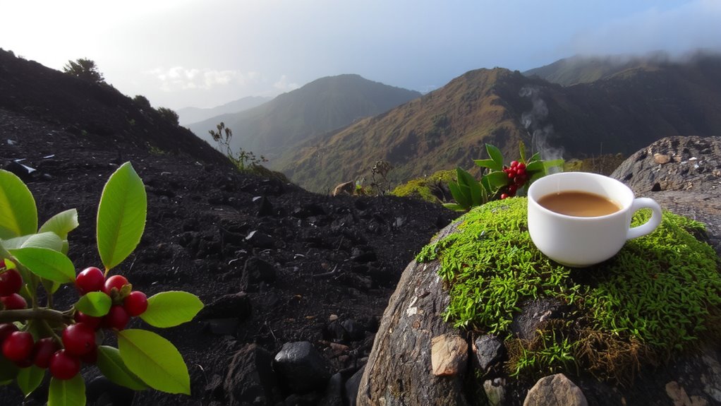 volcanic soil lowers acidity