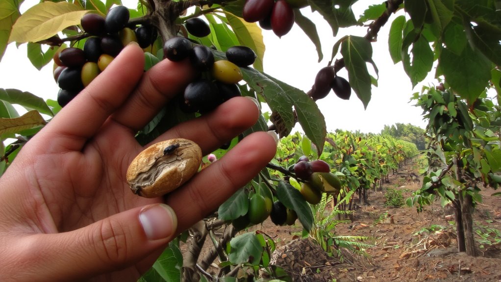 warmer climates spread coffee pests
