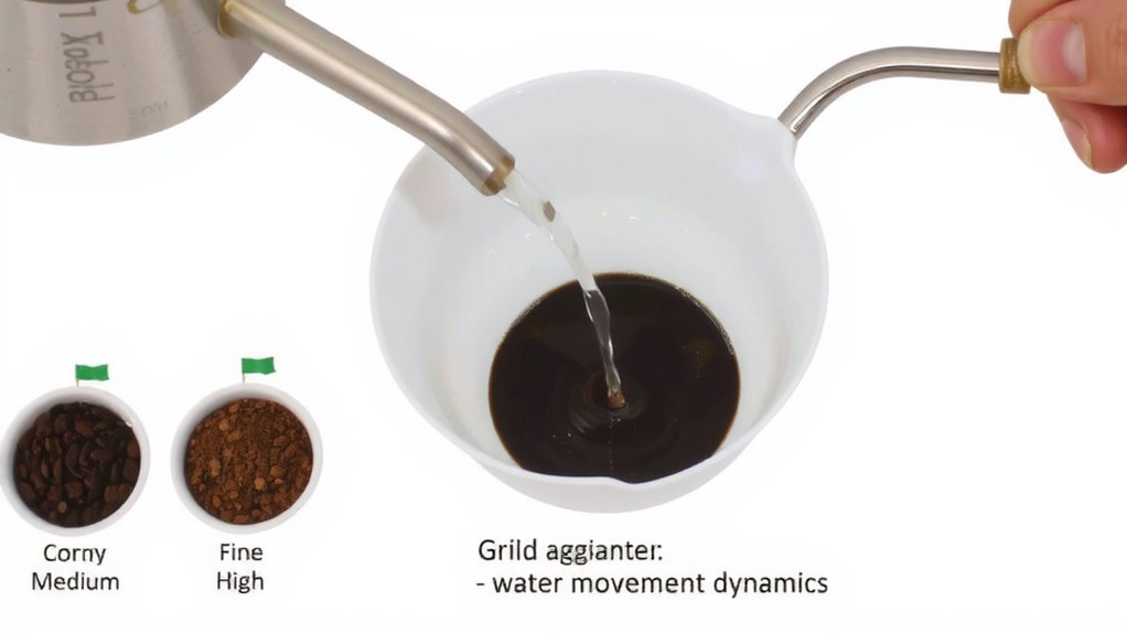 water agitation controls extraction