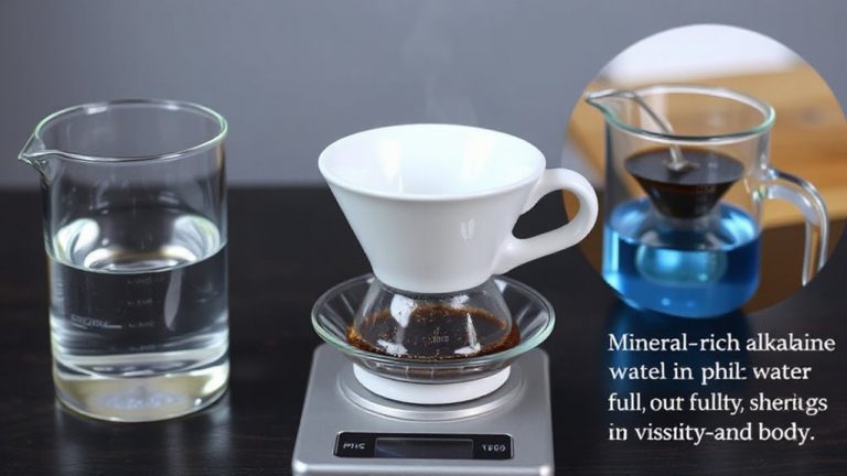 water alkalinity affects coffee bitterness