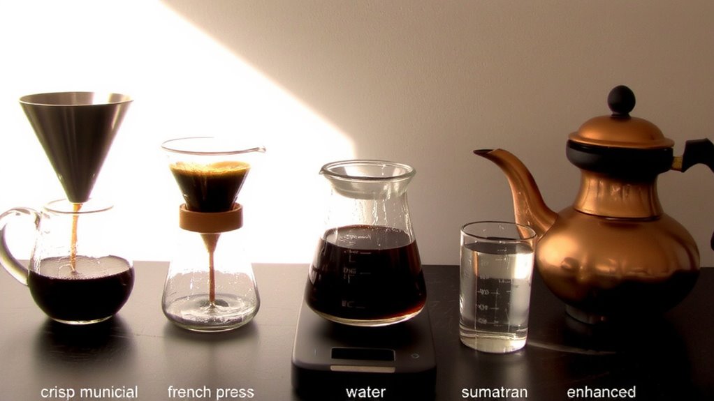 water chemistry controls coffee flavor
