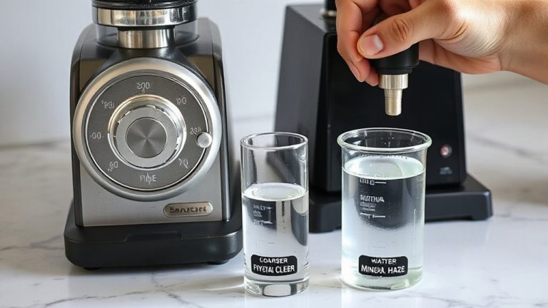 water hardness affects grind settings