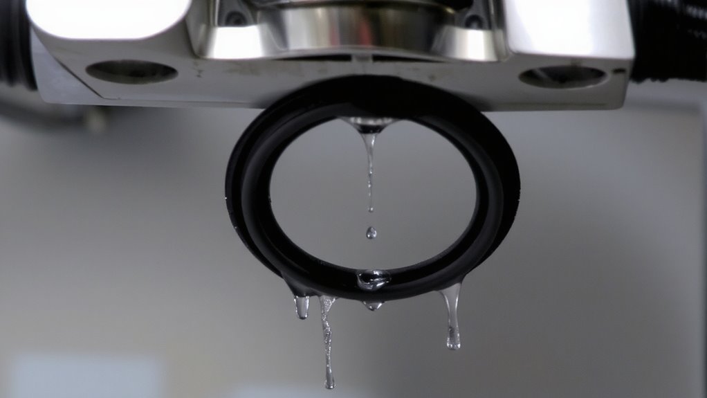 water leaking loose portafilter lock