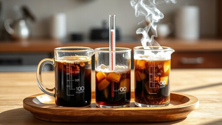 water temperature affects caffeine solubility