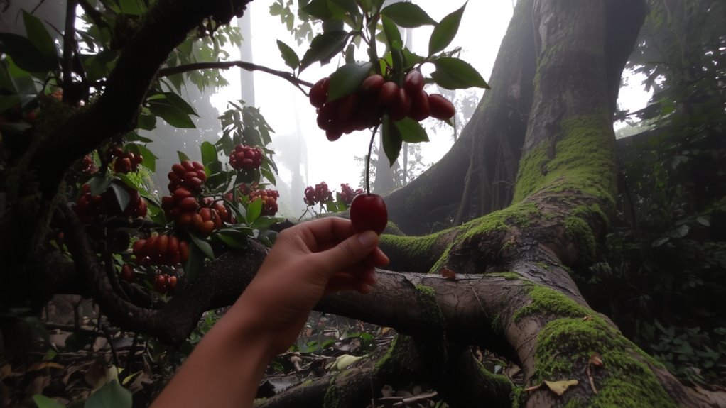 wild forest coffee cultivation
